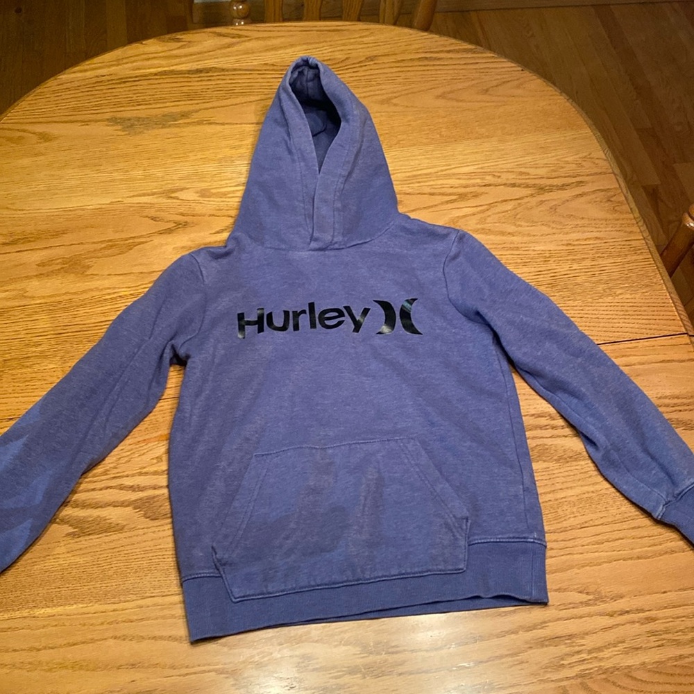blue/purple hurley sweatshirt